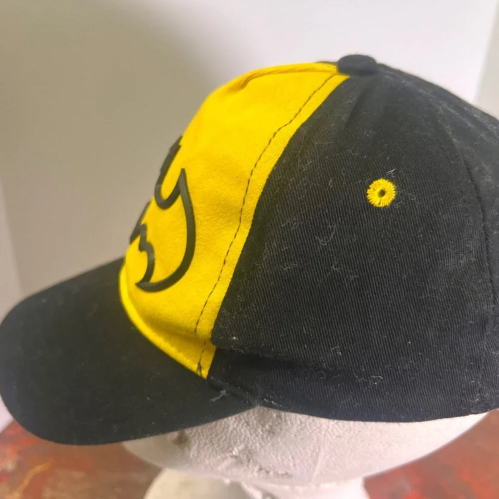 Batman Youth Kids Black‎ Yellow DC Comic Superhero SnapBack Baseball Hat Cap